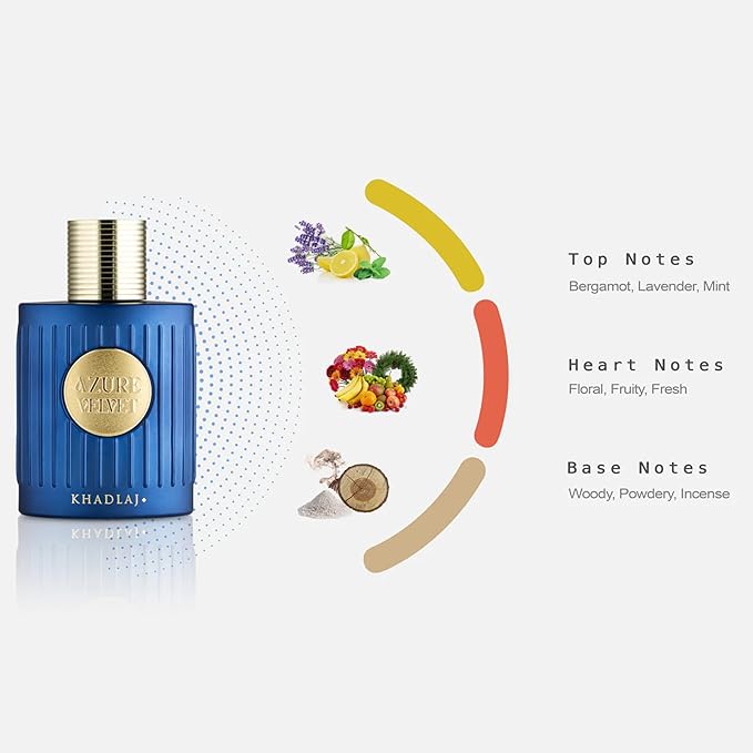 Khadlaj Azure Velvet 100ml Eau de Parfum Spray