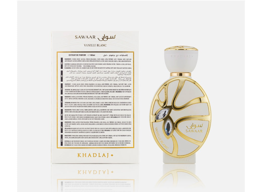 SAWAAR VANILLE BLANC 100 ML EXTRAIT DE PARFUM SPRAY PPARA DAMAS