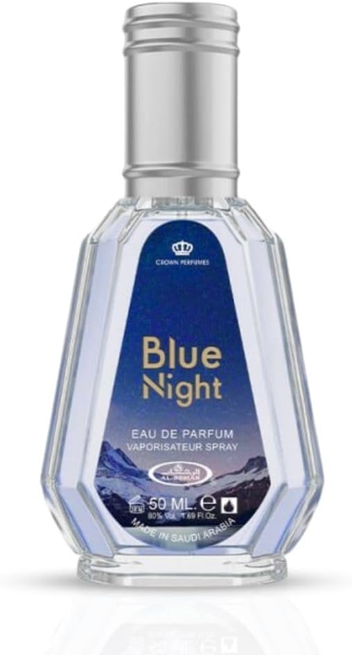 Al Rehab Blue Night for Men Eau de Parfum Spray, 1.7 Ounce