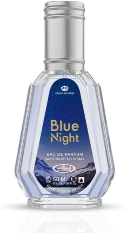 Al Rehab Blue Night for Men Eau de Parfum Spray, 1.7 Ounce