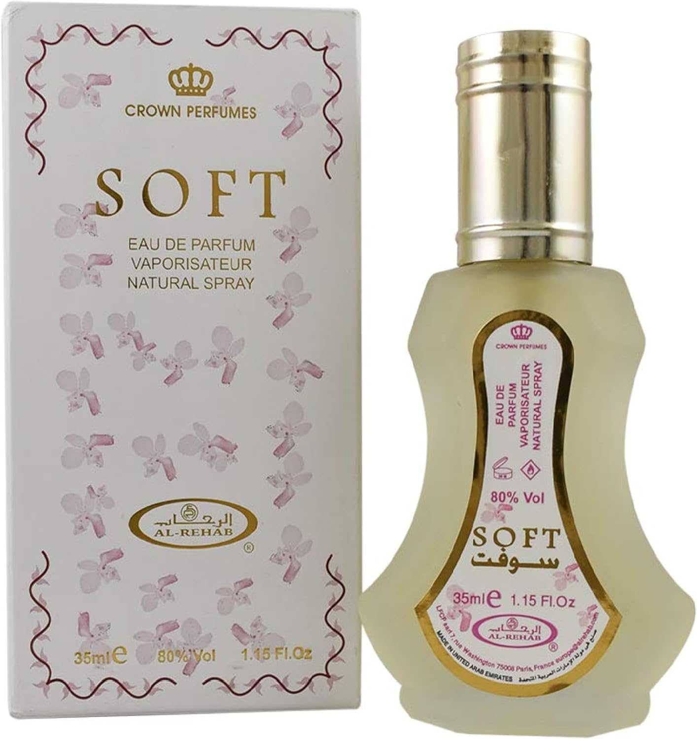 Al Rehab Soft Para Dama Eau De Parfum Spray 35 ml