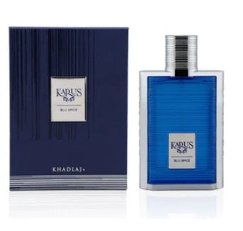 Khadlaj Karus Blue Spice 100ml Eau de Parfum Spray for Unisex, 3.4 Ounce