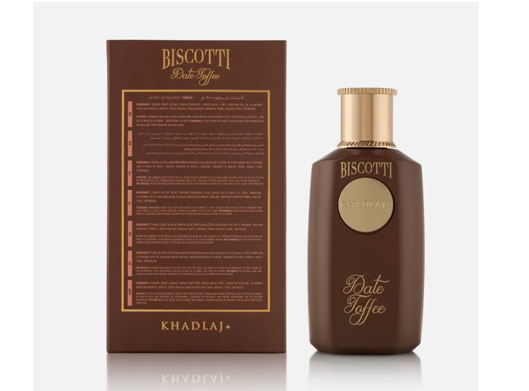 BISCOTTI DATE TOFFEE 100 ML EXTRAIT DE PARFUM SPRAY UNISEX