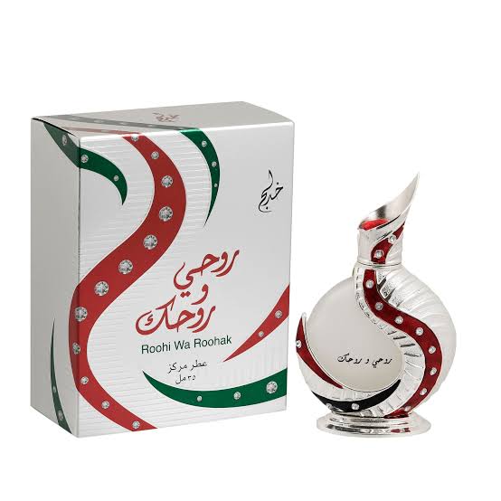 ROOHI WA ROOHAK SILVER 35 ML Fragancia Árabe Concentrado