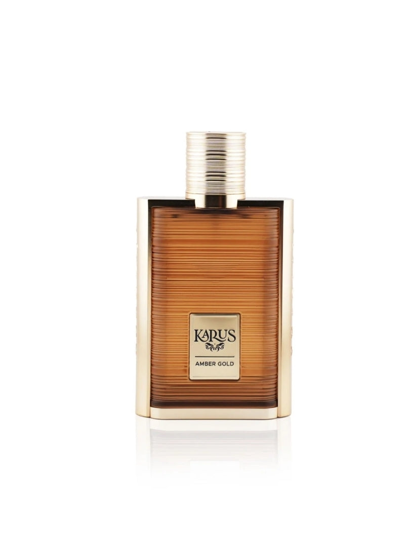 Khadlaj Karus Amber Gold 100 ml Eau de Parfum Spray for Unisex, 3.4 Ounce