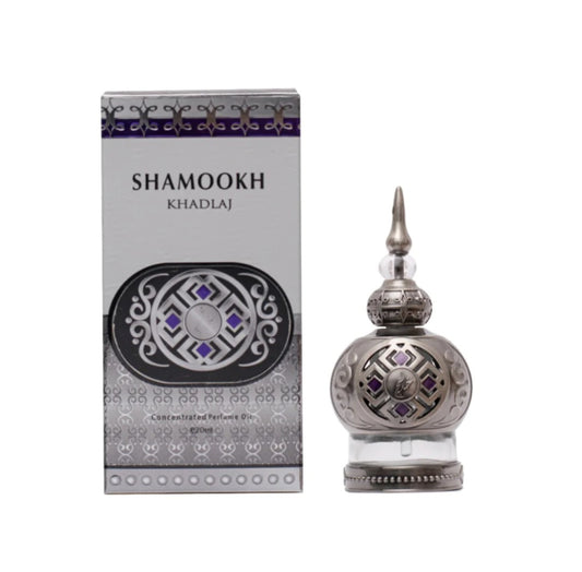 SHAMOOKH SILVER 20 ML Fragancia Árabe Concentrado