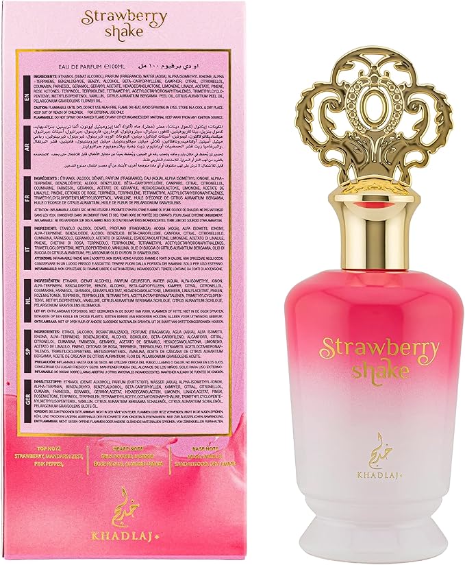 KHADLAJ STRAWBERRY SHAKE 100 ML EAU DE PARFUM SPRAY