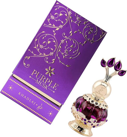 Khadlaj Purple Musk 20ml Perfume Aceite Concentrado Para Dama
