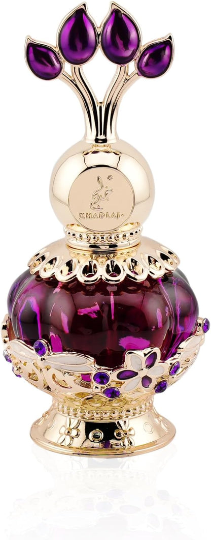 Khadlaj Purple Musk 20ml Perfume Aceite Concentrado Para Dama