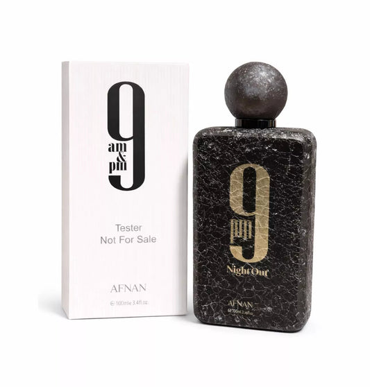 Afnan 9pm Night Out 100ml Tester caja blanca